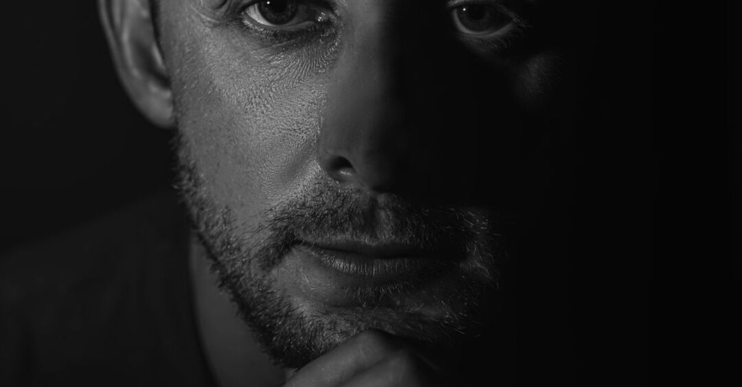 Black and white portrait