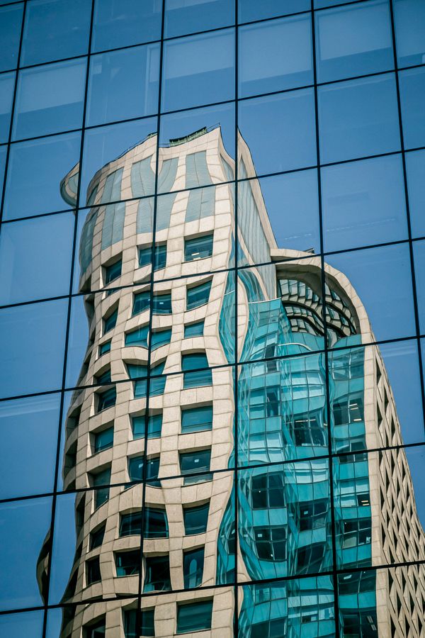Skyscraper reflection